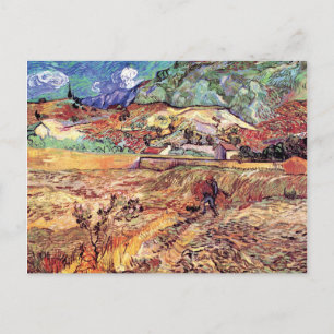 Carte Postale Vincent Van Gogh - Enfermé Blé Field Fine Art