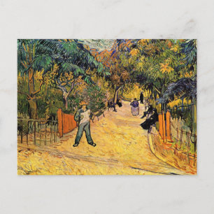 Carte Postale Vincent van Gogh - Entrée du Parc Public, Arles