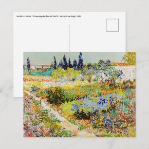 Carte Postale Vincent van Gogh - Jardin à Arles