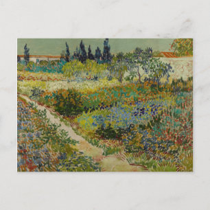 Carte Postale Vincent Van Gogh Jardin Vintage à Arles
