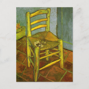 Carte Postale Vincent van Gogh - La chaise de Vincent avec son t