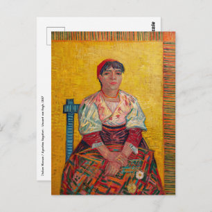 Carte Postale Vincent Van Gogh - La femme italienne