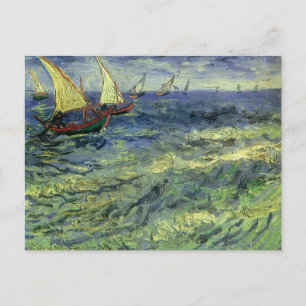 Carte Postale Vincent van Gogh - La mer à Saintes Maries