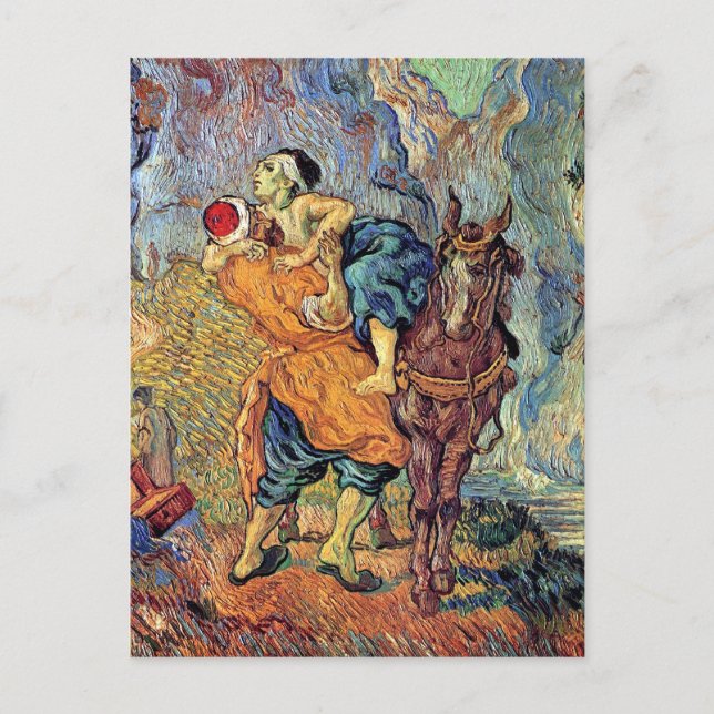 Carte Postale Vincent Van Gogh - Le Bon Samaritain - Les Beaux-A (Devant)