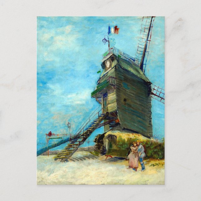 Carte Postale Vincent van Gogh Le Moulin de la Galette (Devant)