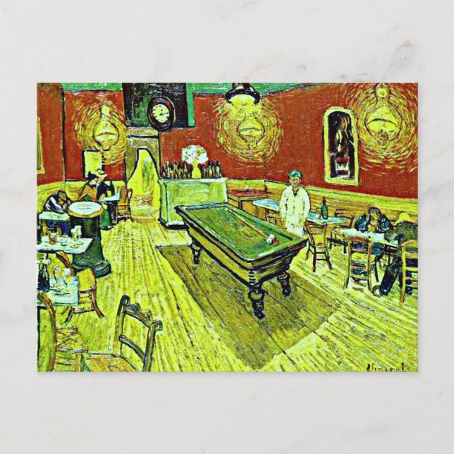 Carte Postale Vincent van Gogh - Le Night Café (Devant)