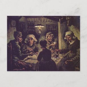 Carte Postale vincent van gogh - le restaurant de pommes de terr