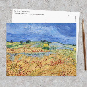 Carte Postale Vincent van Gogh - Les Champs / Champs de blé