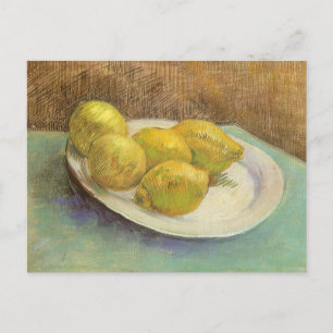 Carte Postale Vincent van Gogh - Les citrons à vie fixe sur une 