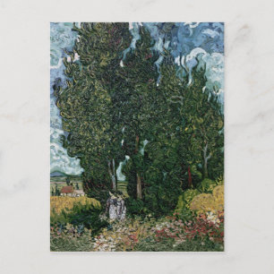 Carte Postale Vincent van Gogh Les cyprès, c.1889-90