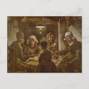 Carte Postale Vincent van Gogh - Les mangeurs de pommes de terre