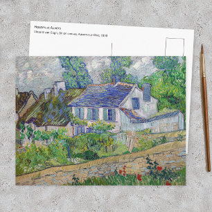 Carte Postale Vincent van Gogh - Maisons à Auvers