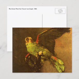 Carte Postale Vincent van Gogh - Nature morte au perroquet vert