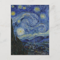 Vincent Van Gogh - Nuit étoilée. Peinture artistiq