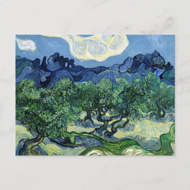 Carte postale Vincent van Gogh Olive Trees | Étonn (Devant)