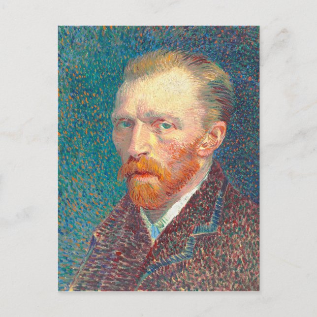 Carte Postale Vincent van Gogh peintre Autoportrait Vibrant (Devant)