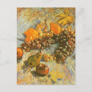 Carte Postale Vincent van Gogh - Pommes, poires, citrons, raisin