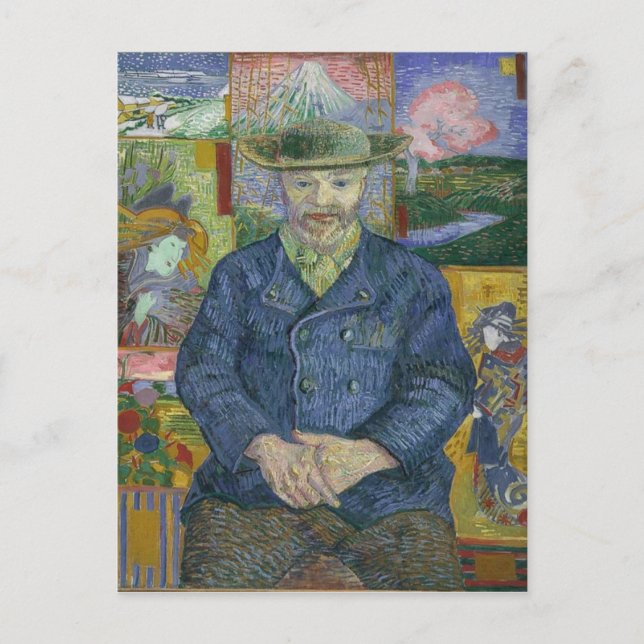 Carte Postale Vincent Van Gogh - Portrait de Pere Tanguy (Devant)