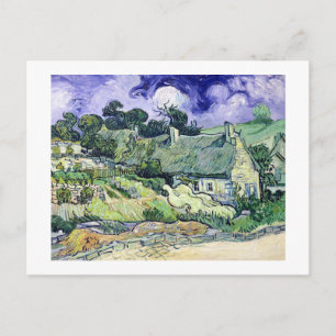 Carte Postale Vincent van Gogh   Thatched cottages at Cordeville