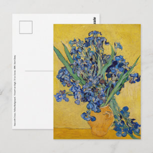 Carte Postale Vincent van Gogh - Vase avec iris
