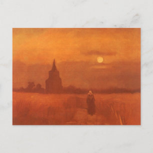 Carte Postale Vincent van Gogh - Vieille tour dans les champs