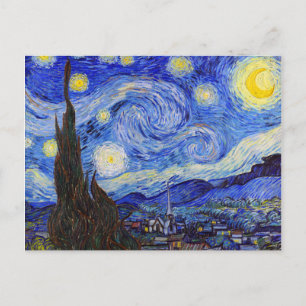 Carte Postale Vincent Willem van Gogh , “ Nuit étoilée ”