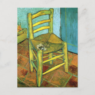 Carte Postale Vincent's Chair par Van Gogh