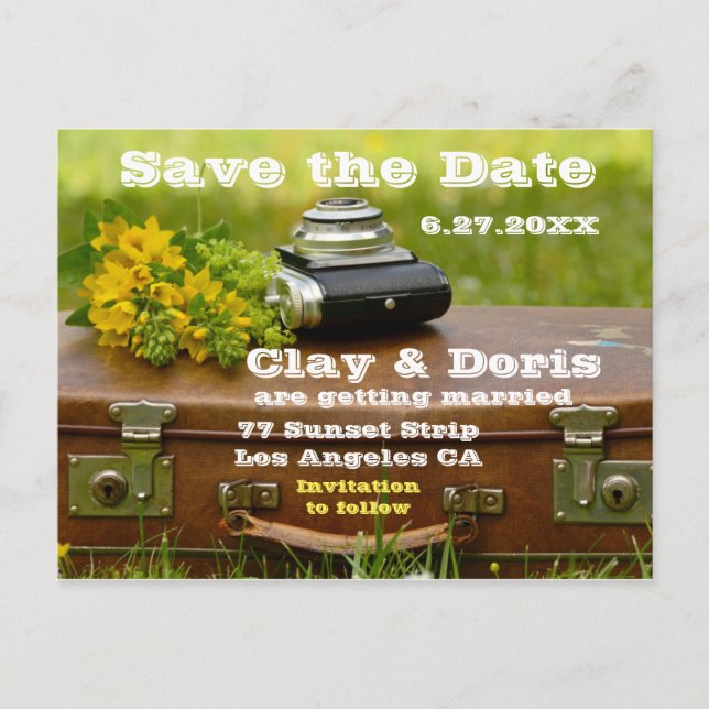 Carte Postale Vintage (Devant)