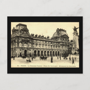 Carte Postale Vintage 1905 Louvre, Paris, France