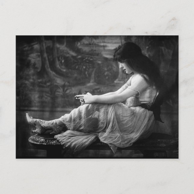 Carte Postale Vintage 1913 Evelyn Nesbit (Devant)