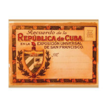 Carte postale vintage 1915 du Cuba