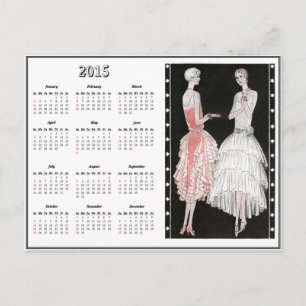Carte postale vintage 1920's Fashion 2015