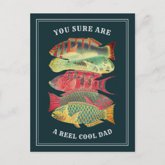 Carte Postale Vintage A Reel Cool Papa Barrier Reef Poisson | So