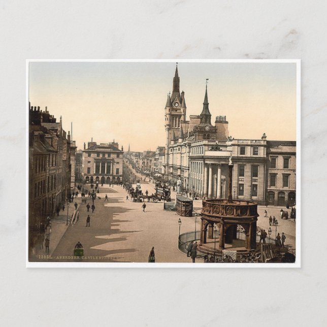 Carte Postale Vintage Aberdeen - Union Street (Devant)