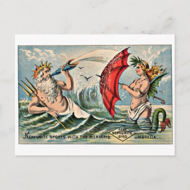 Carte postale Vintage Ad Poster (Devant)