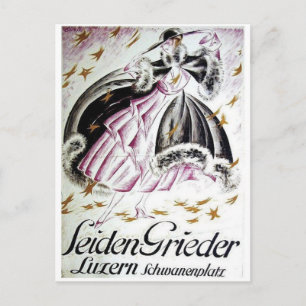 Carte postale Vintage Ad Poster
