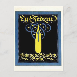 Carte postale Vintage Ad Poster