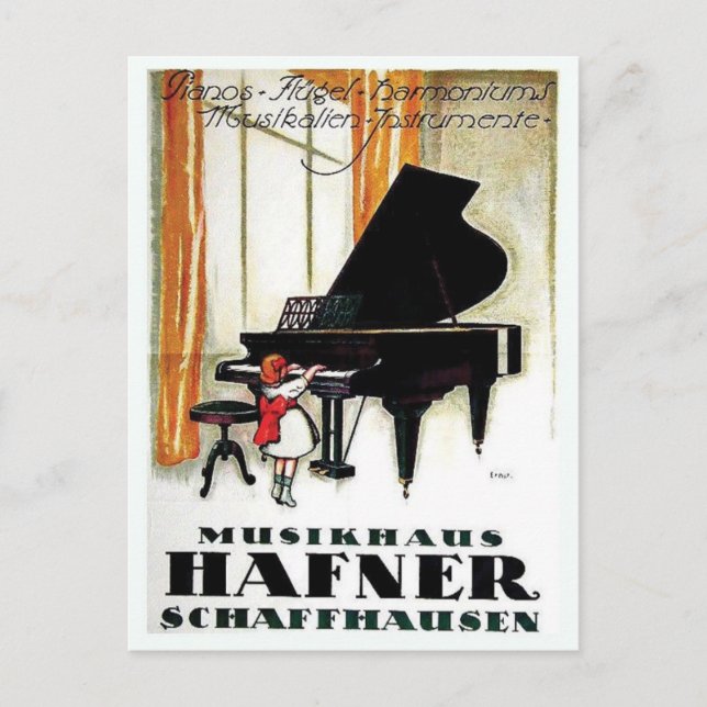 Carte postale Vintage Ad Poster (Devant)