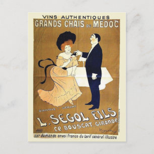 Carte postale Vintage Ad Poster