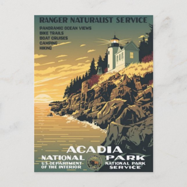 Carte postale Vintage Ad Poster (Devant)