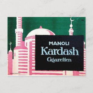 Carte postale Vintage Ad Poster