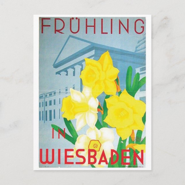 Carte postale Vintage Ad Poster (Devant)