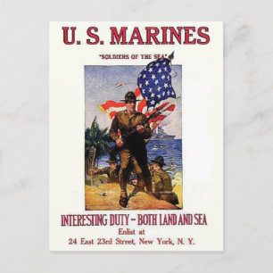 Carte postale Vintage Ad Poster