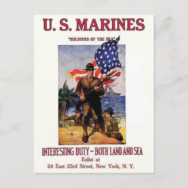 Carte postale Vintage Ad Poster (Devant)