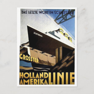 Carte postale Vintage Ad Poster