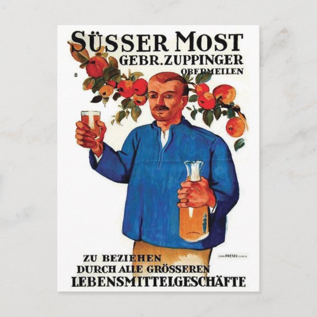 Carte postale Vintage Ad Poster (Devant)