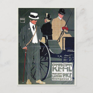 Carte postale Vintage Ad Poster