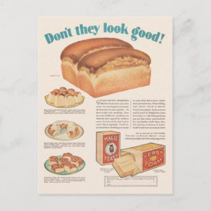 Carte postale Vintage Ad Poster