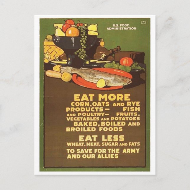 Carte postale Vintage Ad Poster (Devant)