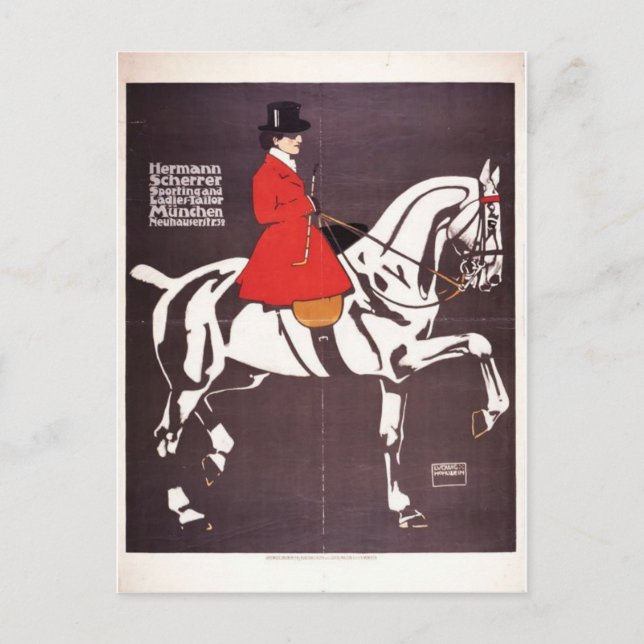 Carte postale Vintage Ad Poster (Devant)